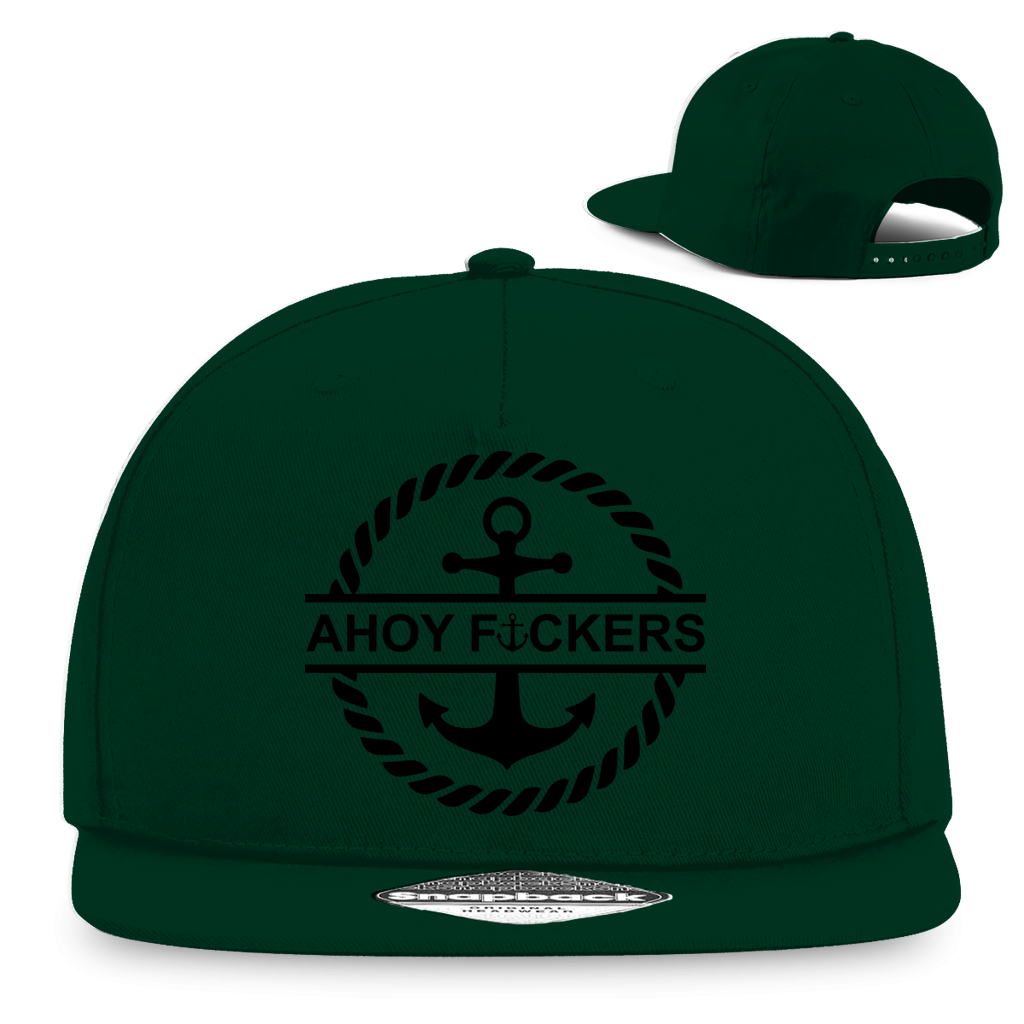 AHOY F*CKERS Snapback – Angler Cap – T-Shirt Größentabelle