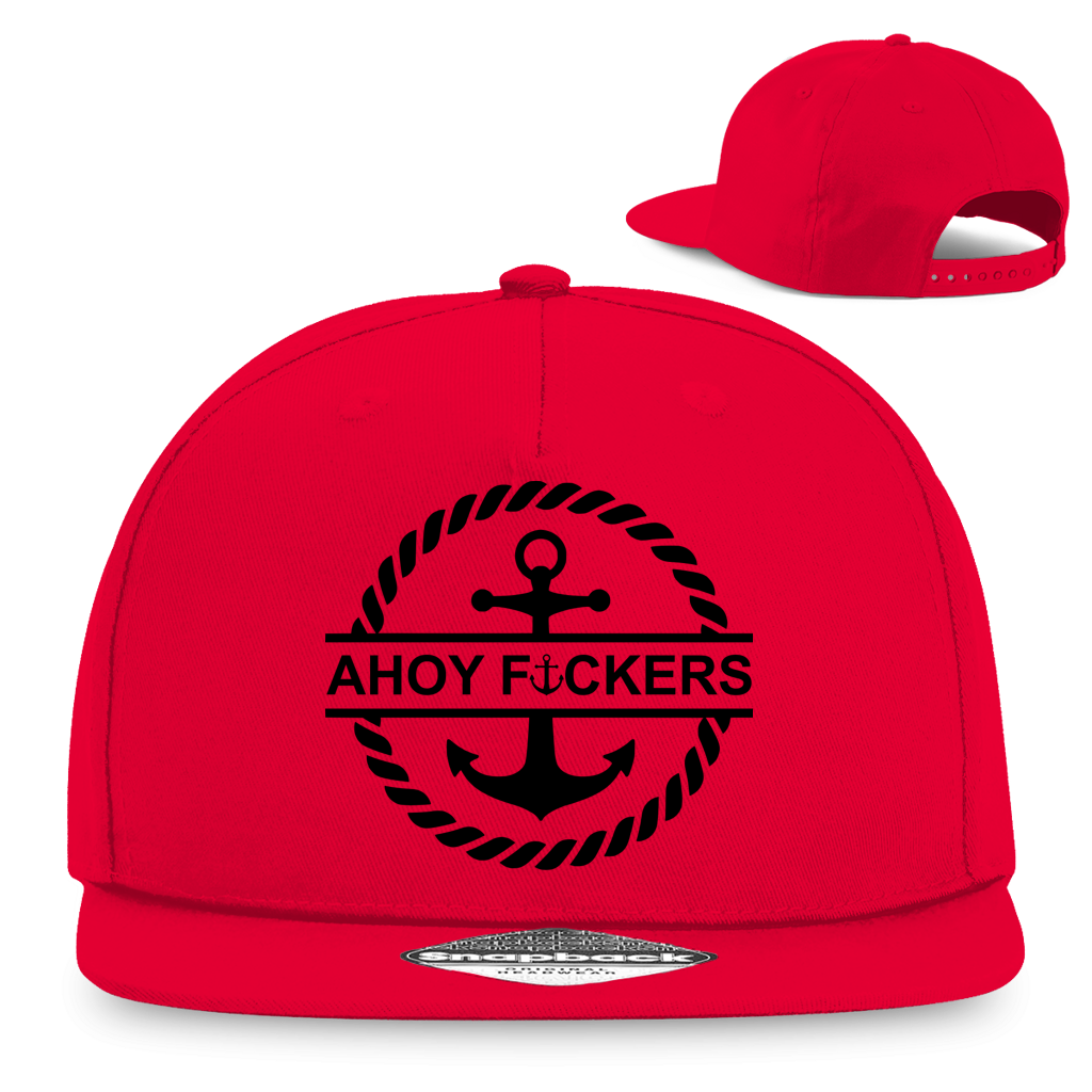 AHOY F*CKERS Snapback – Angler Cap – T-Shirt Ansicht 6