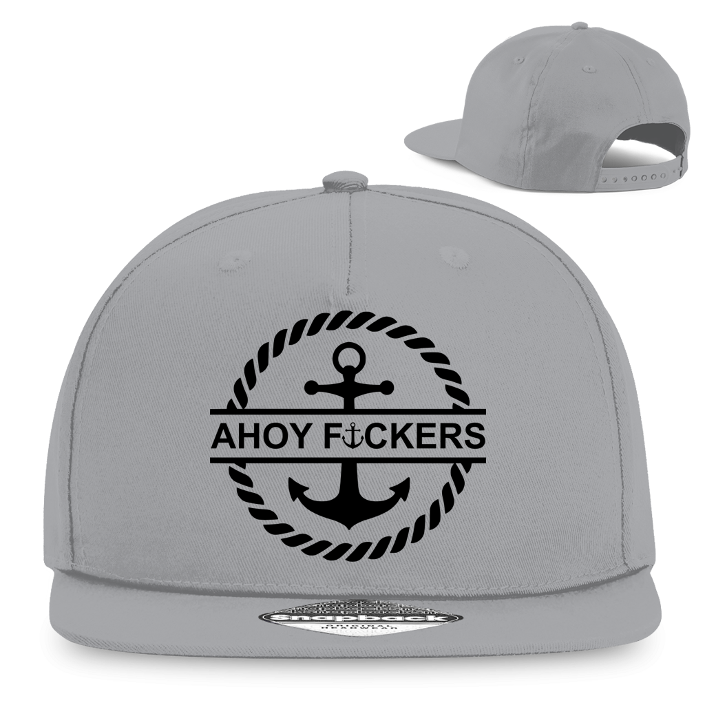 AHOY F*CKERS Snapback – Angler Cap – T-Shirt Ansicht 7