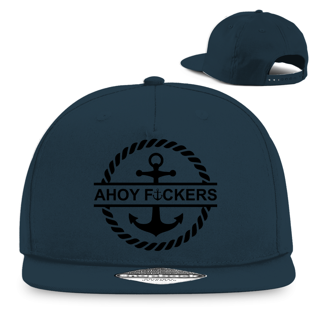 AHOY F*CKERS Snapback – Angler Cap – T-Shirt Ansicht 8