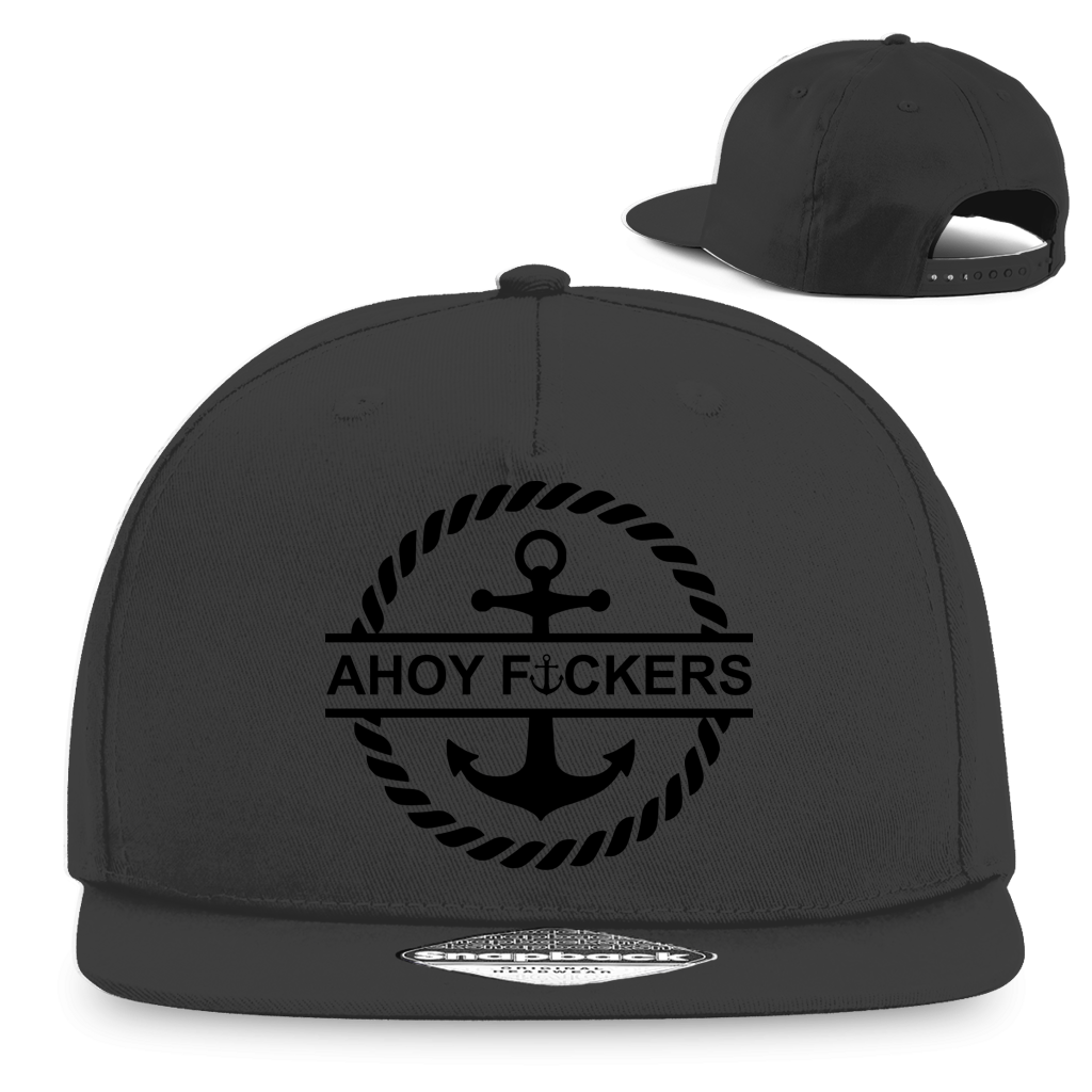 AHOY F*CKERS Snapback – Angler Cap – T-Shirt Ansicht 9