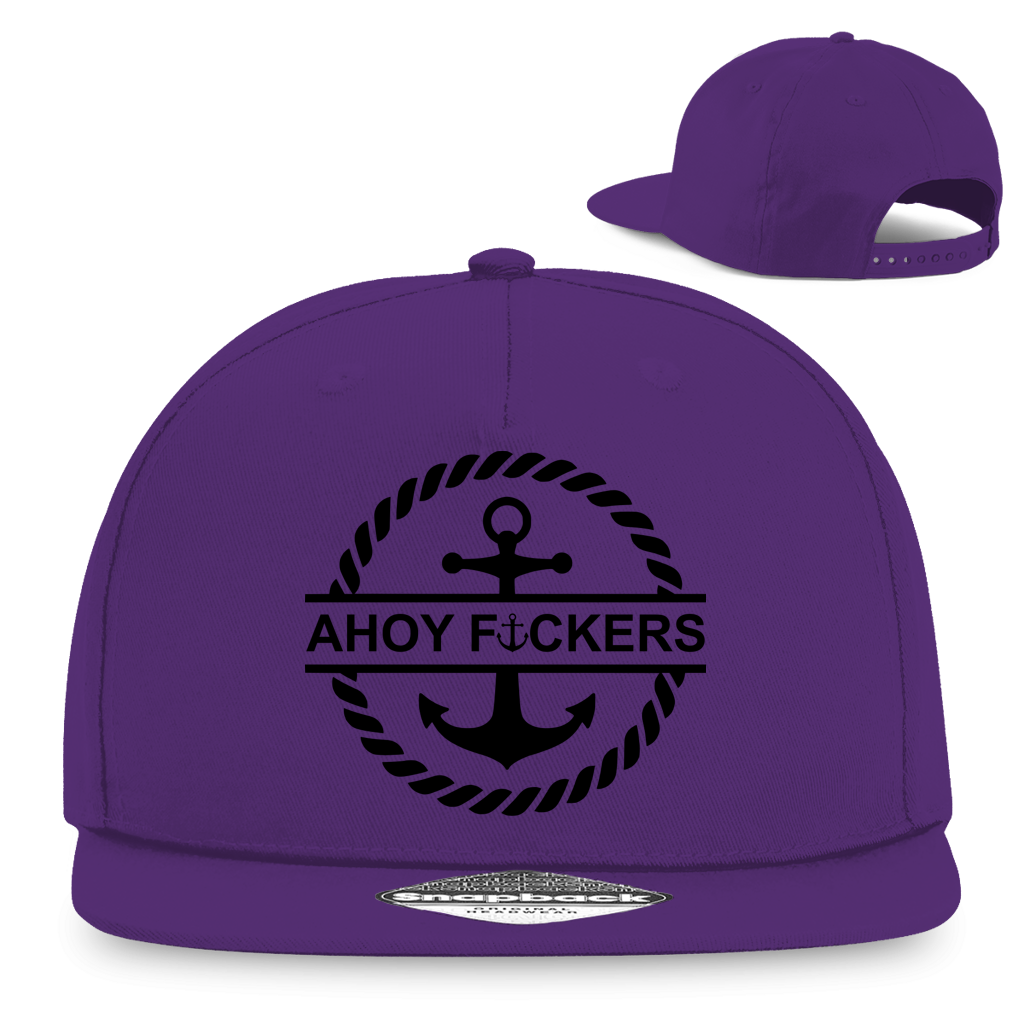 AHOY F*CKERS Snapback – Angler Cap – T-Shirt Ansicht 11