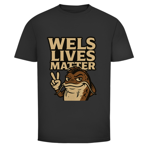 Wels Lives Matter – Angler T-Shirt Herren