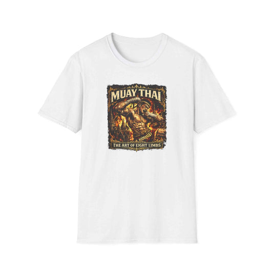 Muay Thai T-Shirt – The Art of Eight Limbs Thai Streetwear Herren Damen