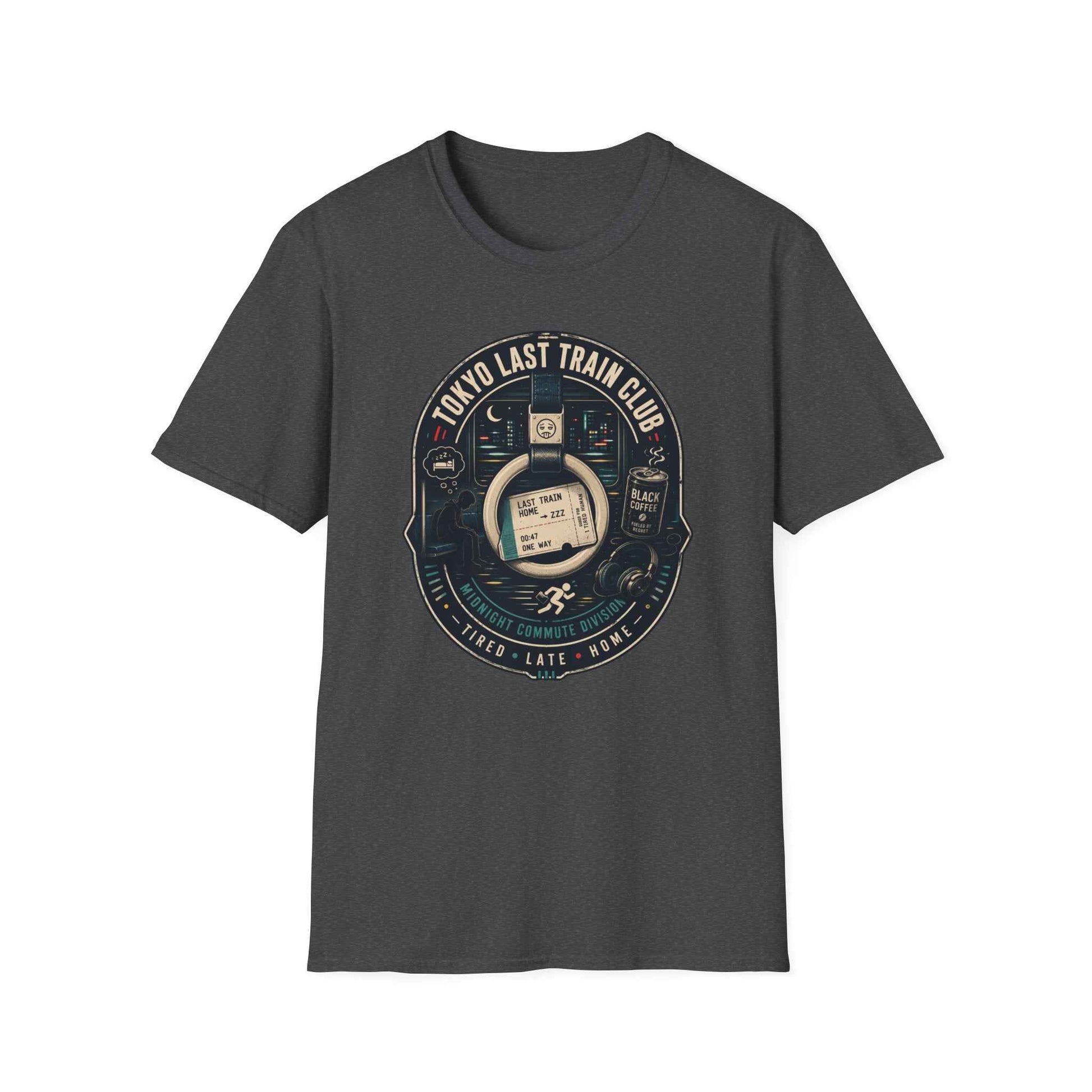 Tokyo Last Train Club T-Shirt Modell trägt Streetwear Look
