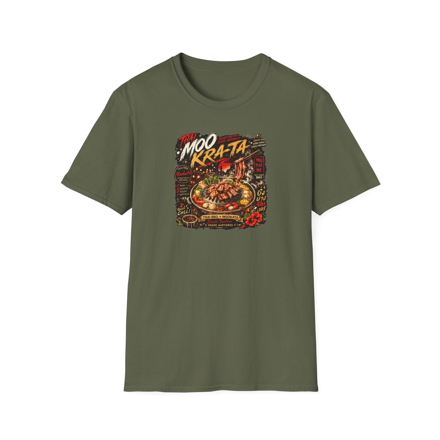 Mookata T-Shirt Rückansicht – Thai Streetwear