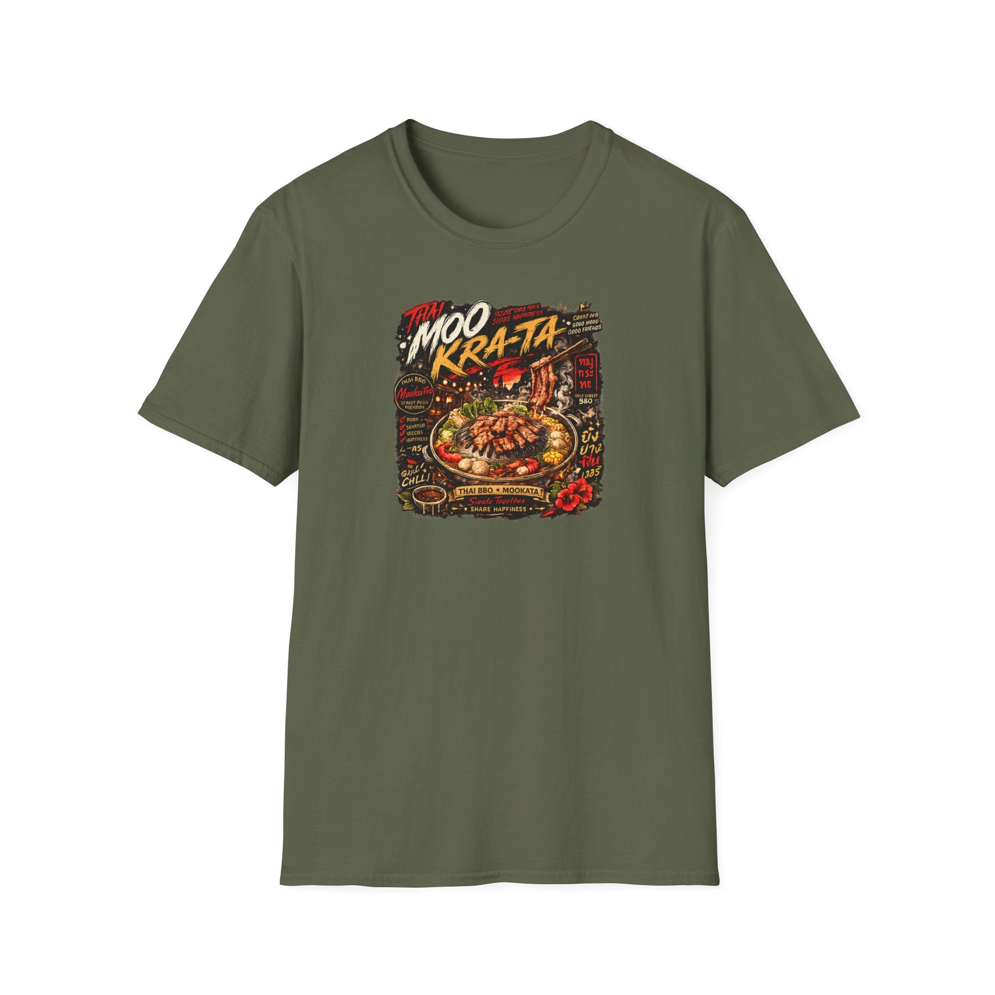 Mookata T-Shirt Rückansicht – Thai Streetwear