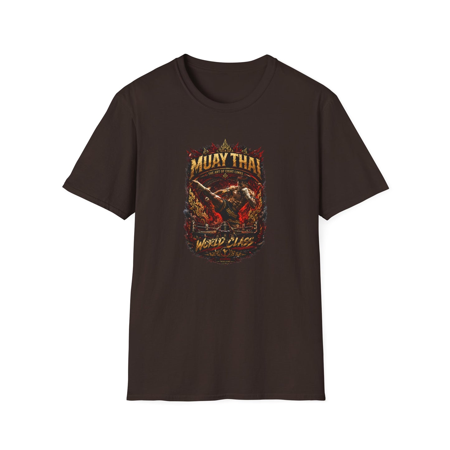 Muay Thai World Class T-Shirt Rückenansicht — Thai Streetwear