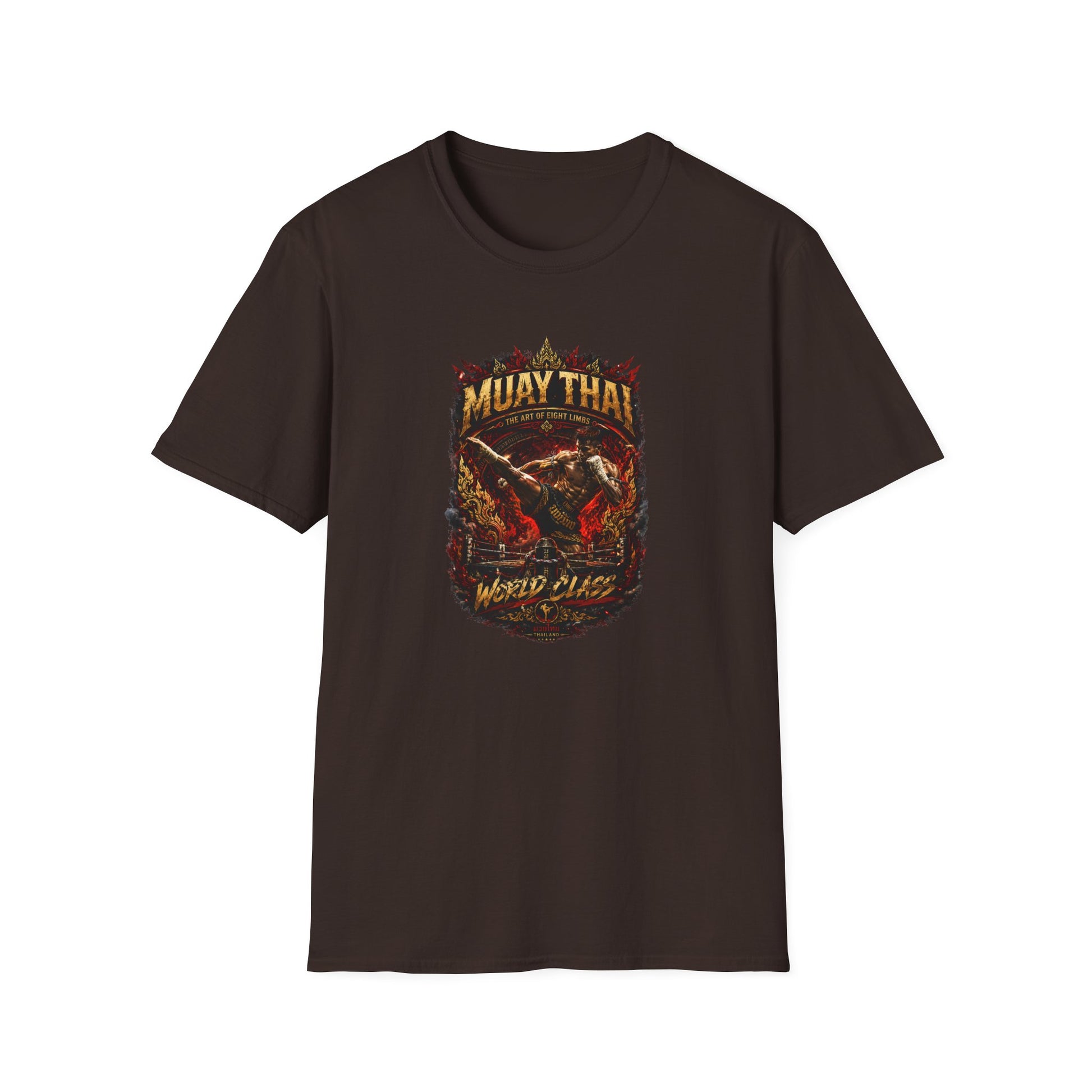Muay Thai World Class T-Shirt Rückenansicht — Thai Streetwear