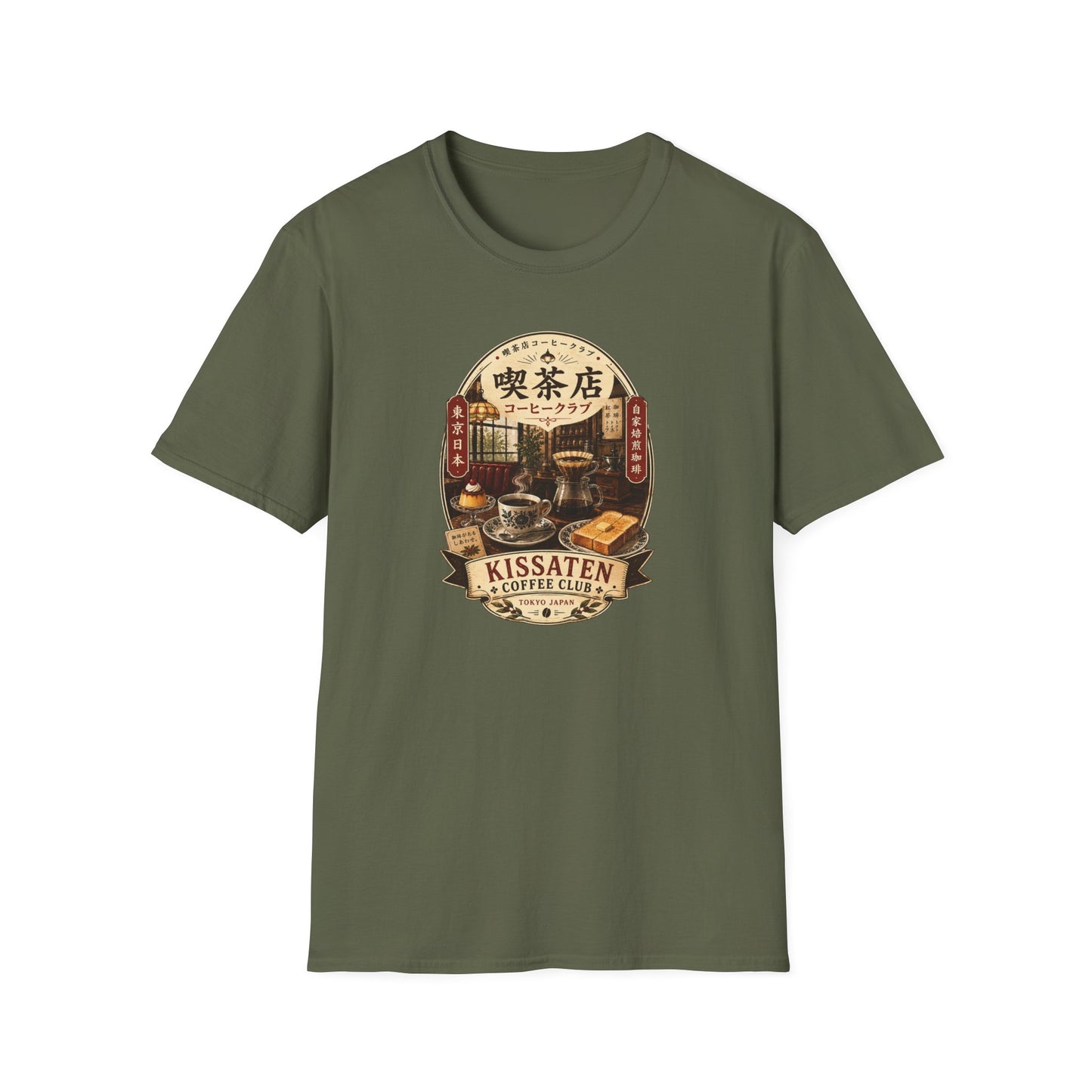 Kissaten Coffee Club T-Shirt – Vintage Japanese Streetwear Tokyo Japan