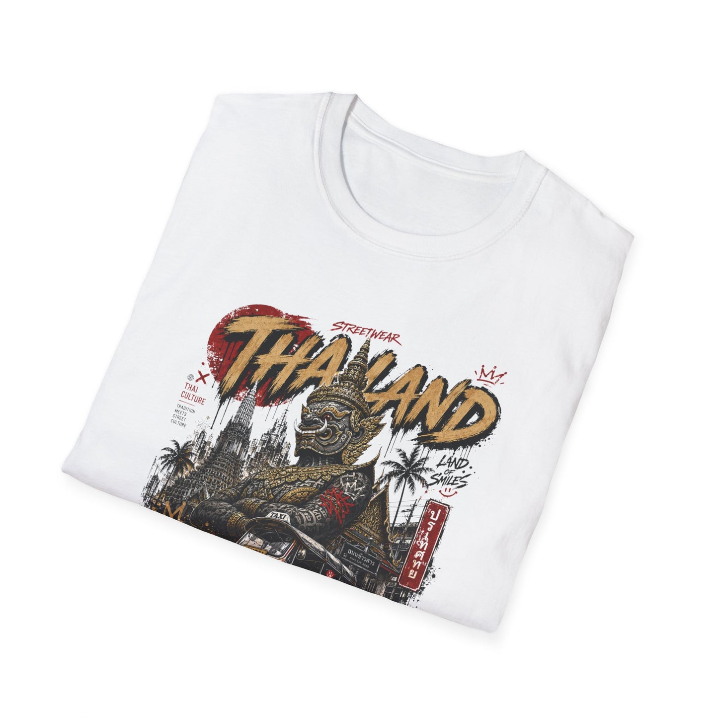 Bangkok Guardian Designdetail Yaksha Wächter Artwork Thailand Streetwear Nahaufnahme