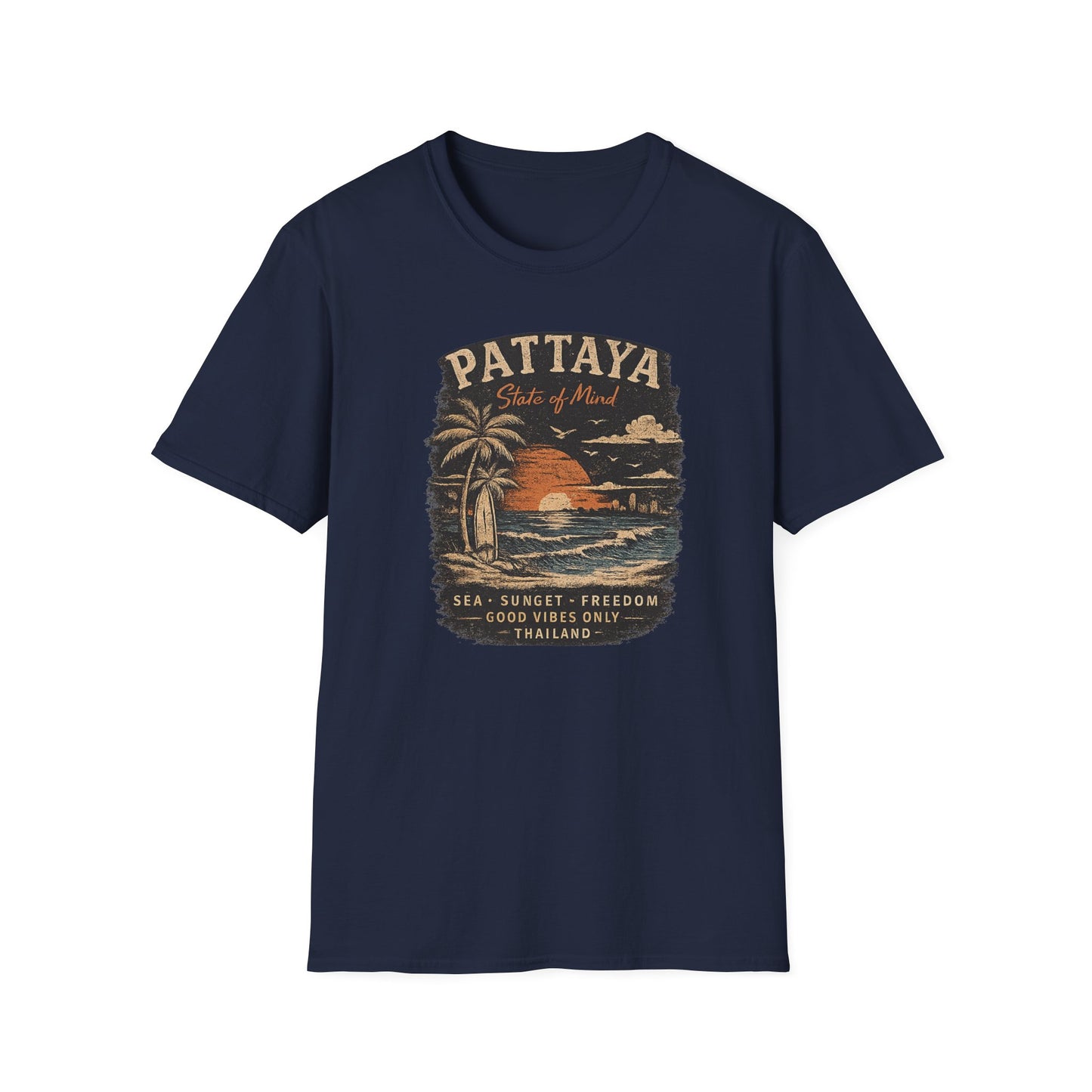 Pattaya Shirt Military Green — Thailand Streetwear Unisex