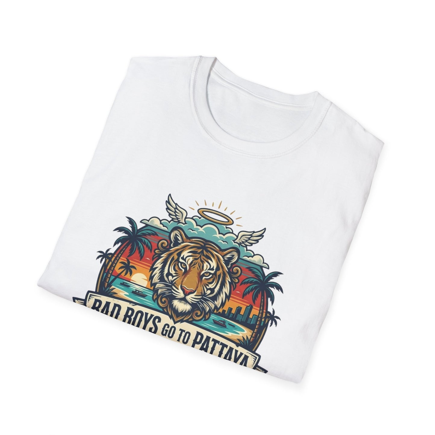 Thailand Tiger Designdetail Pattaya Artwork Streetwear Nahaufnahme