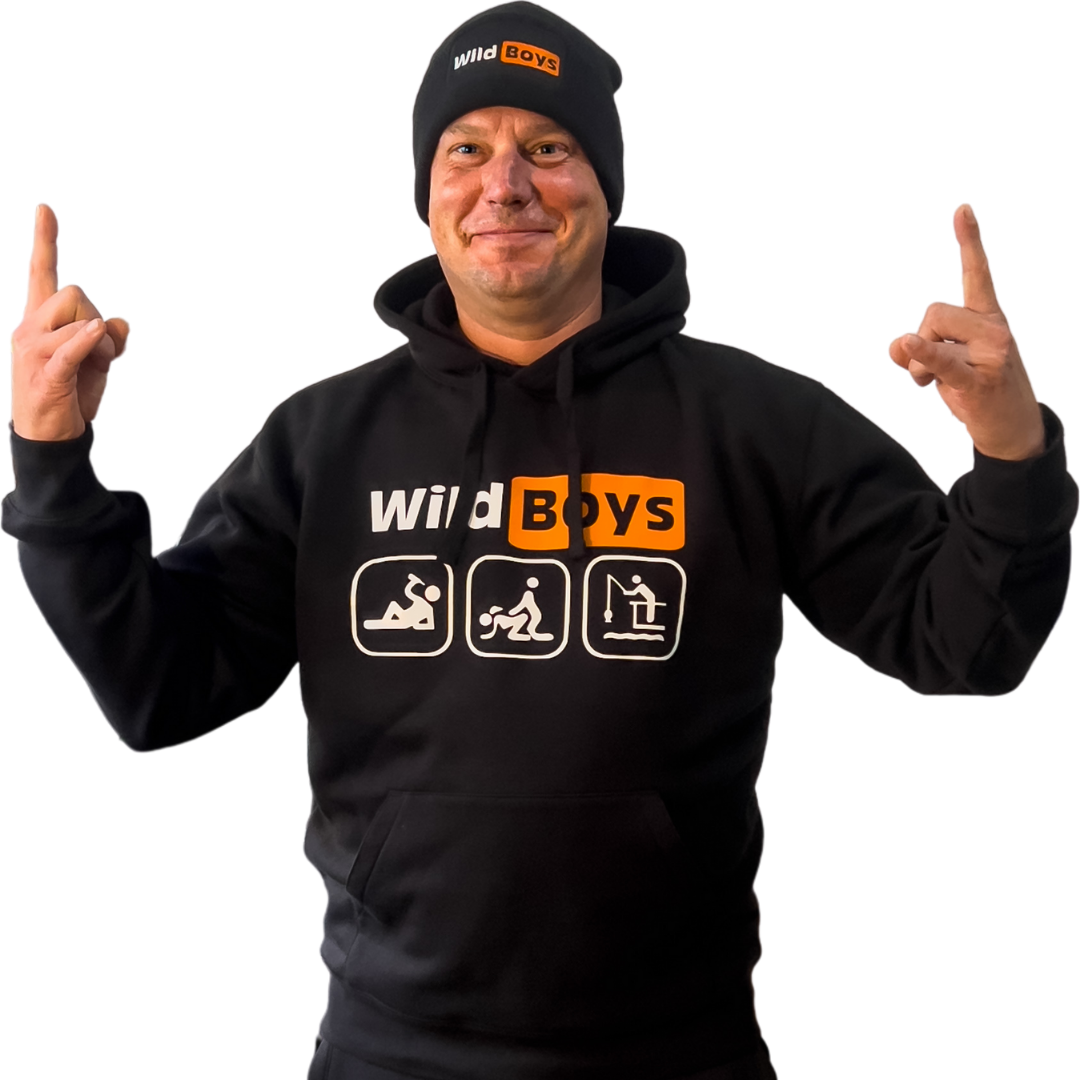 Wild Boys Hoodie – Die 3 Gebote des Anglers | Freiheit. Natur. Abenteuer.