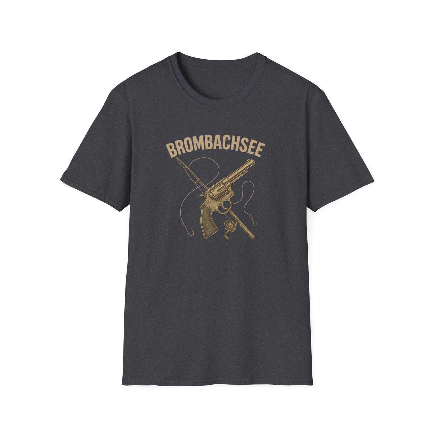 Brombachsee T-Shirt weiß — Geschenk für Angler Fränkisches Seenland