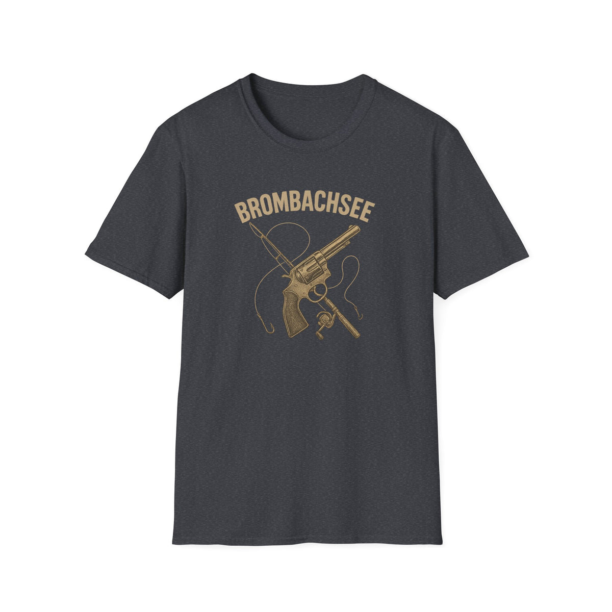Brombachsee T-Shirt weiß — Geschenk für Angler Fränkisches Seenland