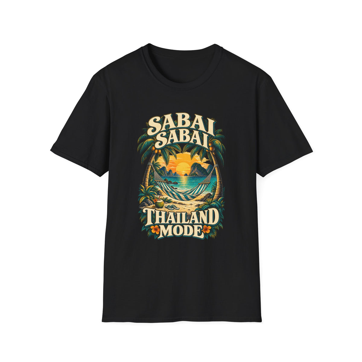 Sabai Sabai T-Shirt — Thailand Mode Palmenparadies Graphic Tee Geschenk
