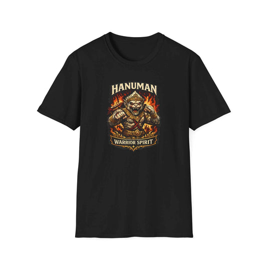 Hanuman Warrior Spirit T-Shirt — Thai Mythologie Streetwear Herren Damen