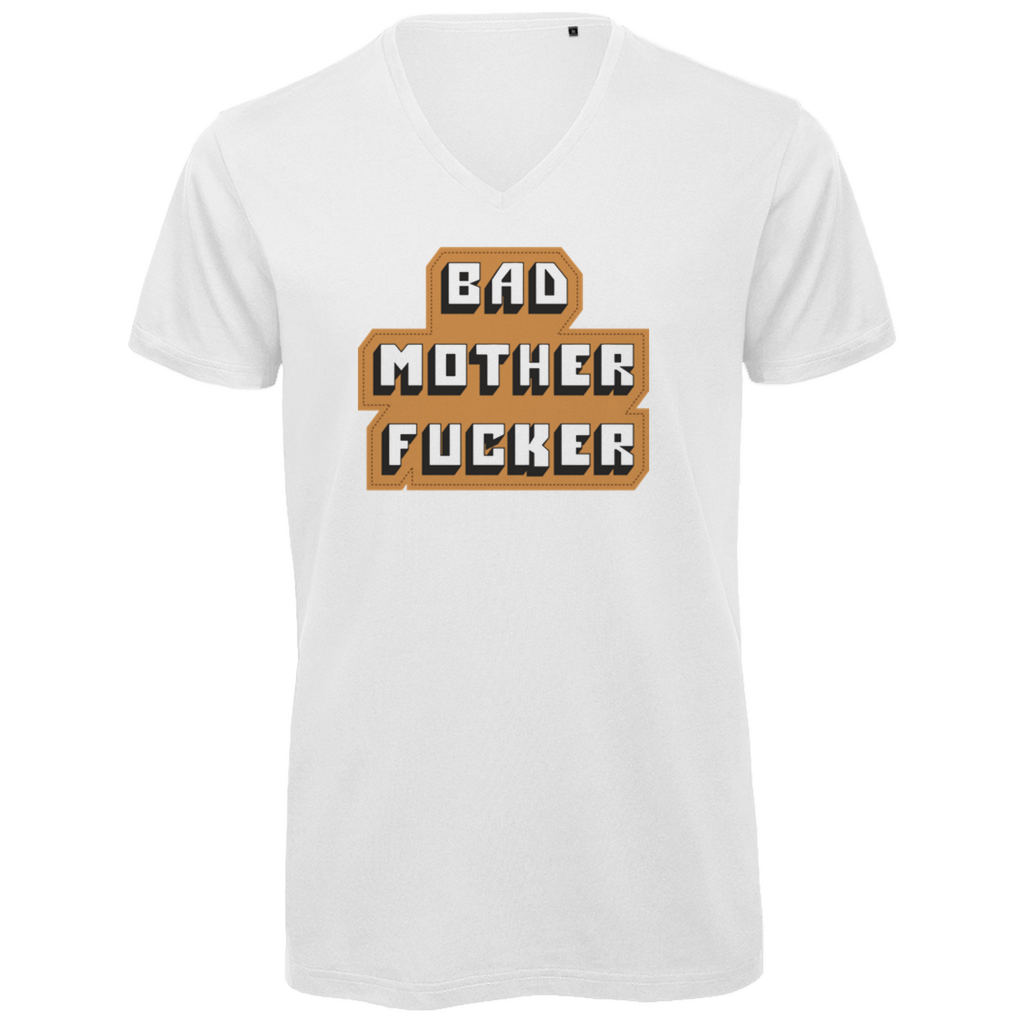 Herren Premium Bio V-Neck T-Shirt Bad - Wild Boys Shop