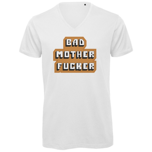 Herren Premium Bio V-Neck T-Shirt Bad - Wild Boys Shop