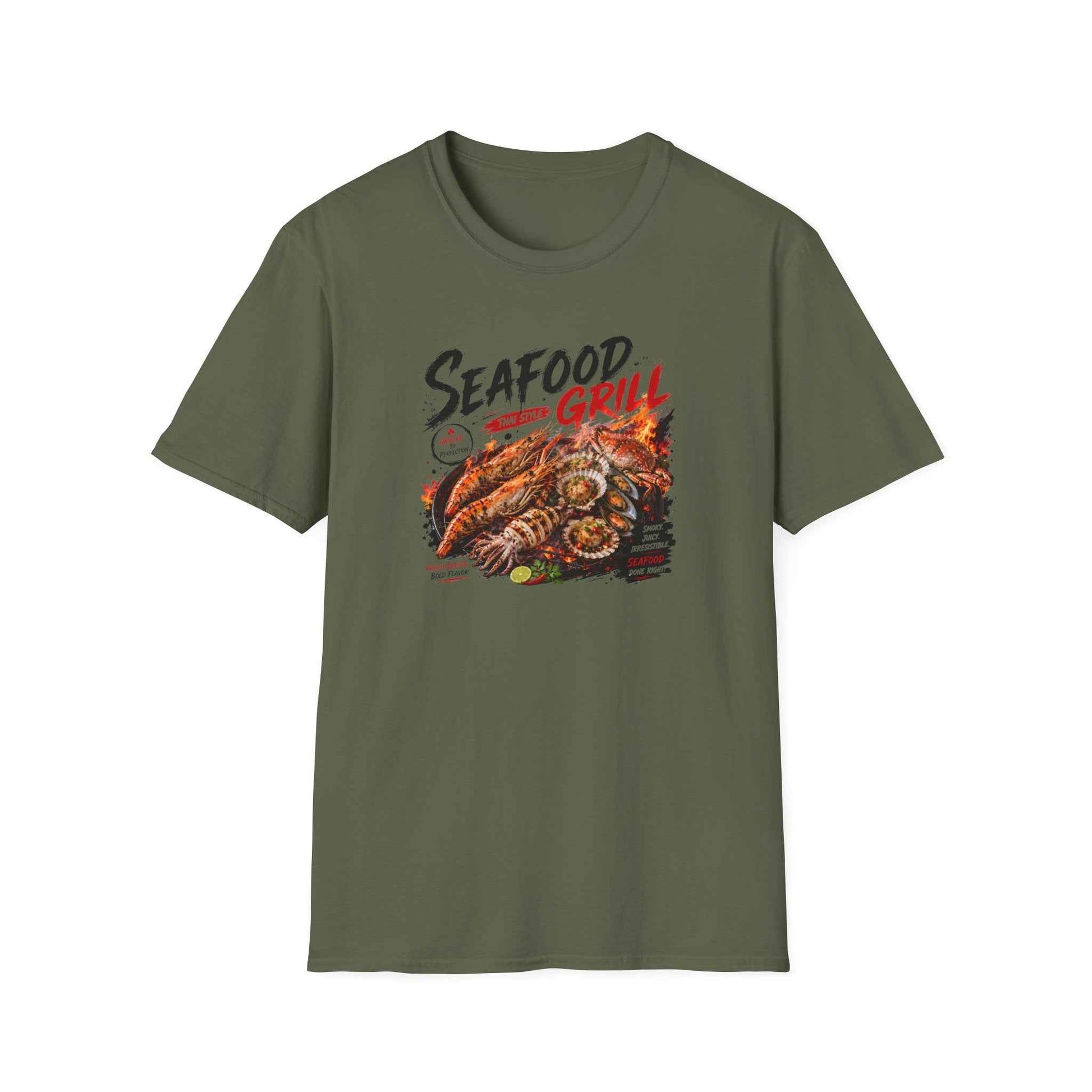 Seafood Grill T-Shirt Rückansicht — Thai Streetwear