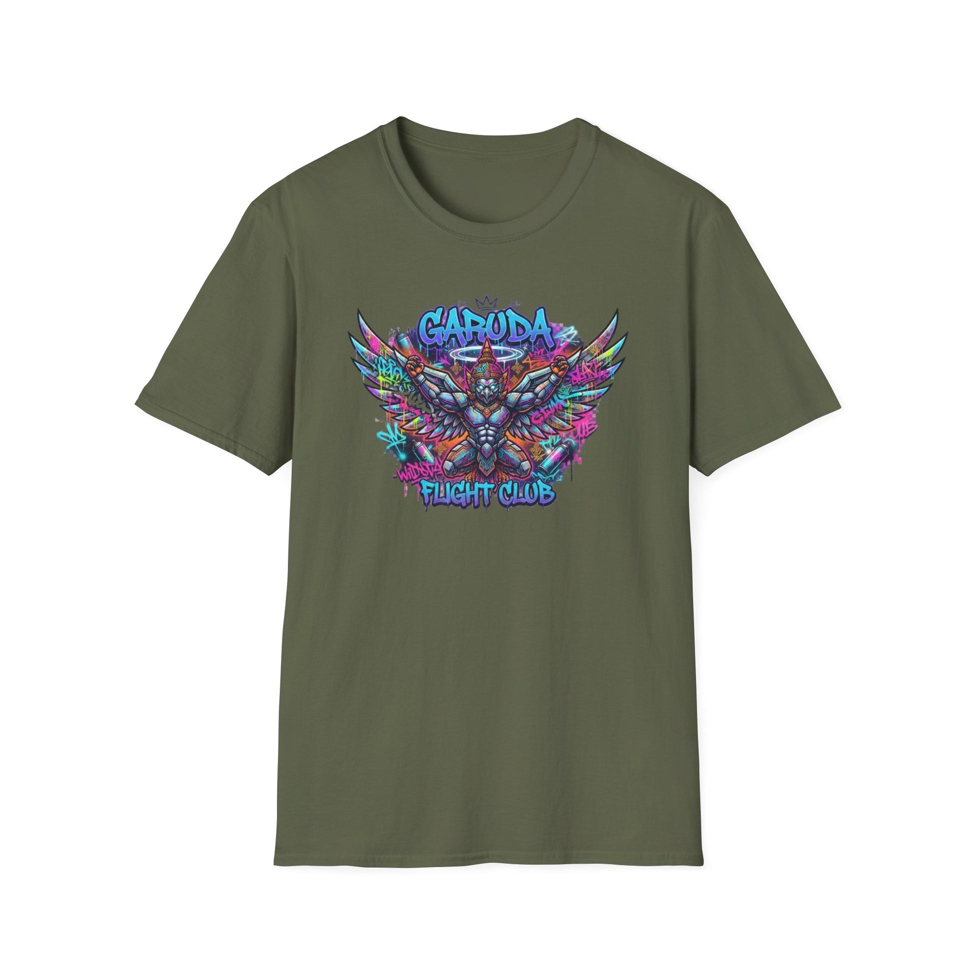 Garuda T-Shirt weiss Rueckansicht - Thai Streetwear