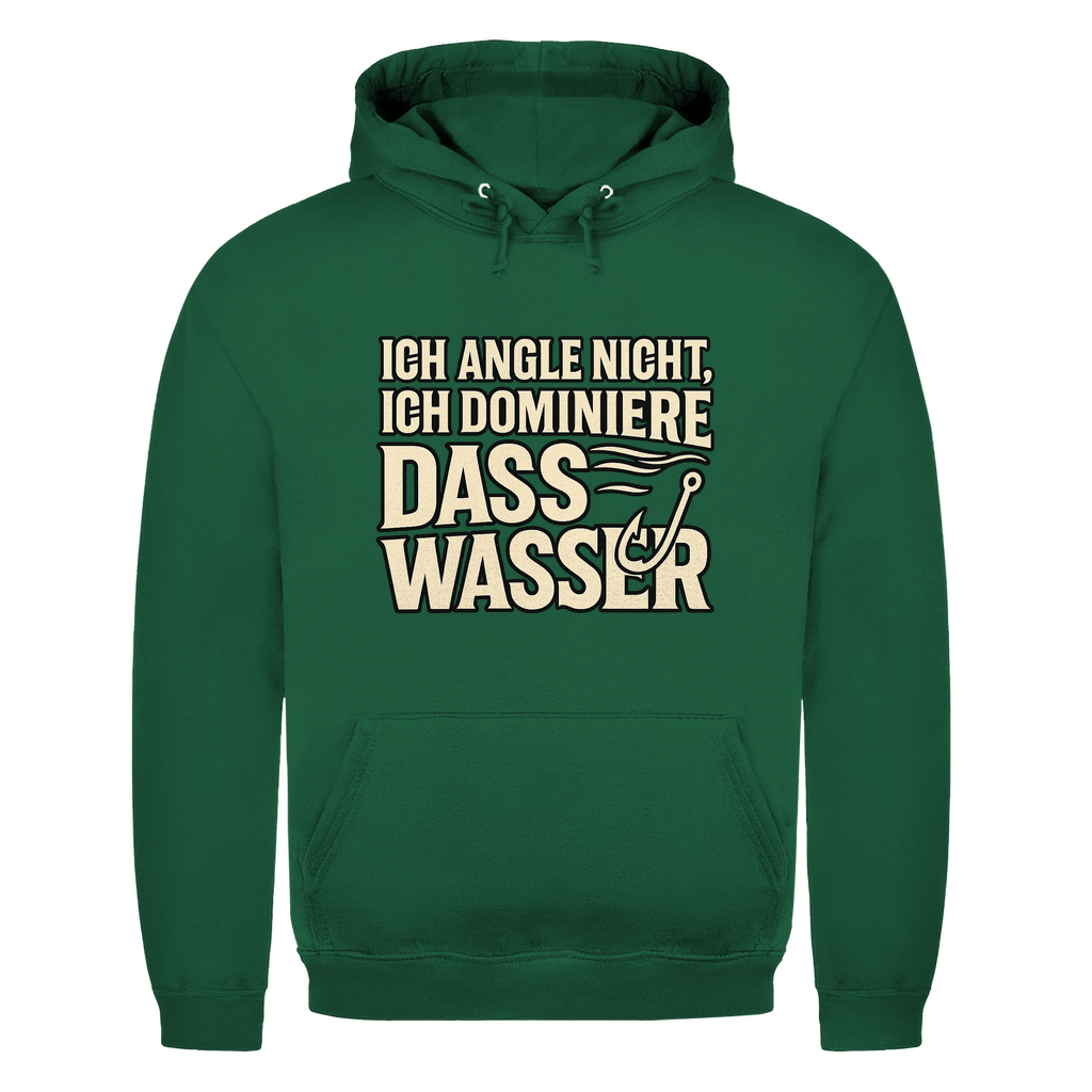 Herren Hoodie ich dominiere – Hoodie Designdetail Nahaufnahme