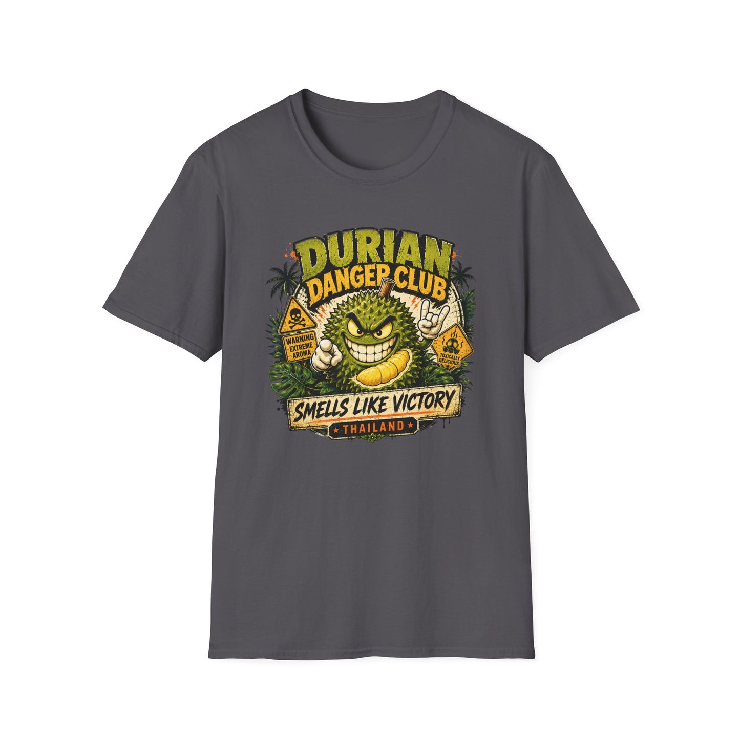 Durian Danger Club T-Shirt Gildan 64000 Unisex S bis 3XL Funny Durian