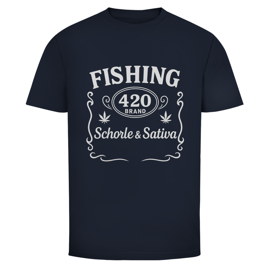 Fishing 420 Shirt – Schorle & Sativa Angler T-Shirt - Wild Boys Shop