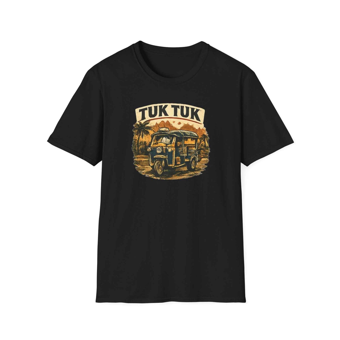 Tuk Tuk T-Shirt — Vintage Thailand Streetwear Retro Rikscha Motiv Herren Damen