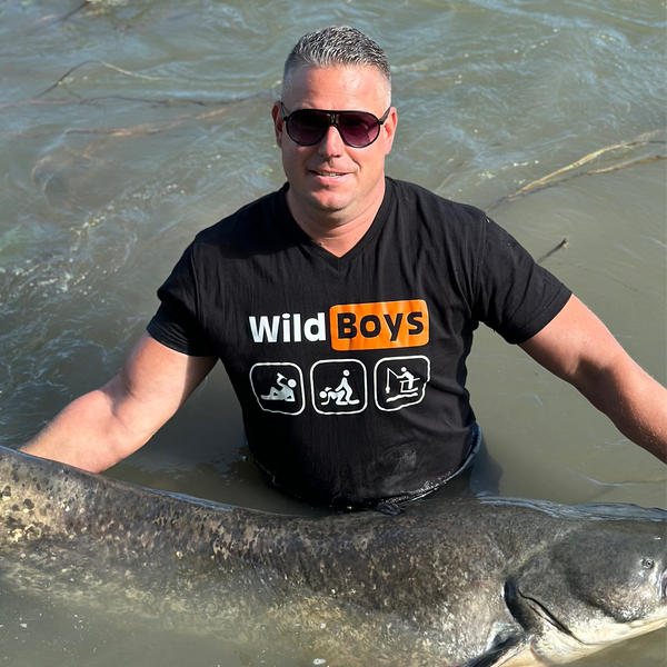 Die 3 Gebote – Saufen, Fischen, Entspannen · Angler T-Shirt Herren