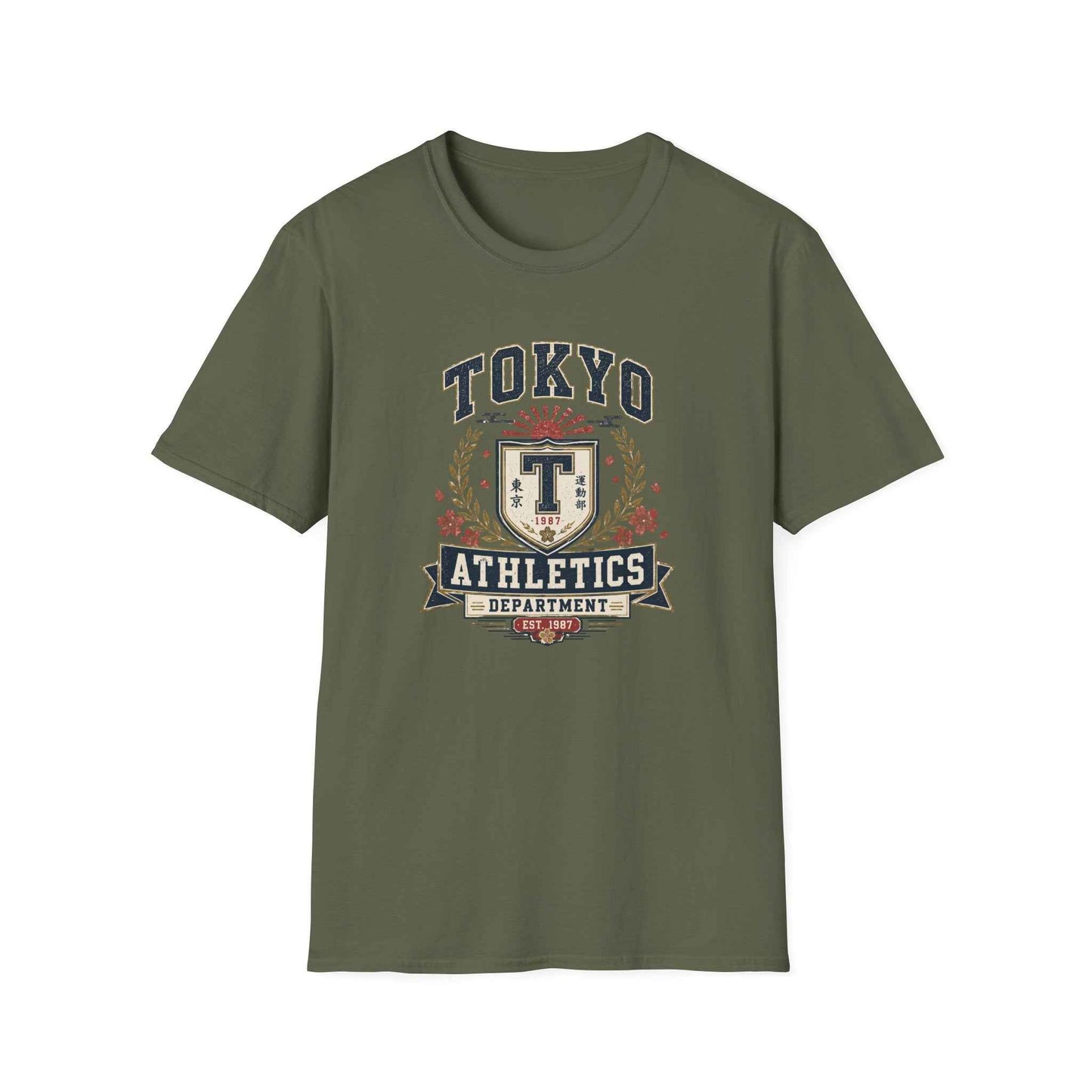 Tokyo Athletics Department T-Shirt Rueckansicht Japanese Streetwear