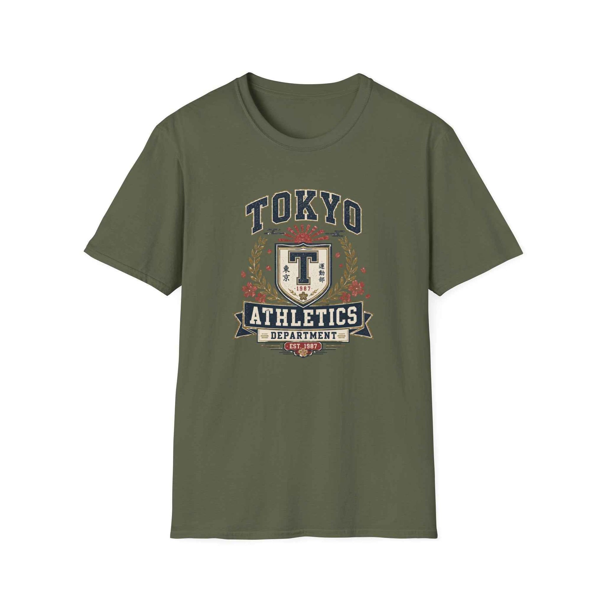 Tokyo Athletics Department T-Shirt Rueckansicht Japanese Streetwear