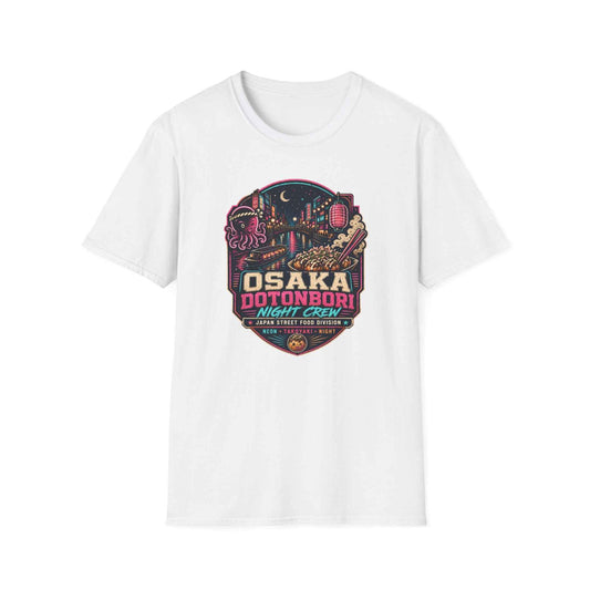 Osaka Dotonbori T-Shirt weiß Japan Street Food Graphic Tee Geschenk