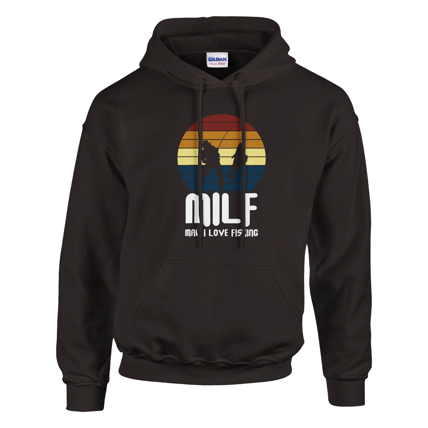 MILF – Angler Hoodie – Hoodie Rückansicht