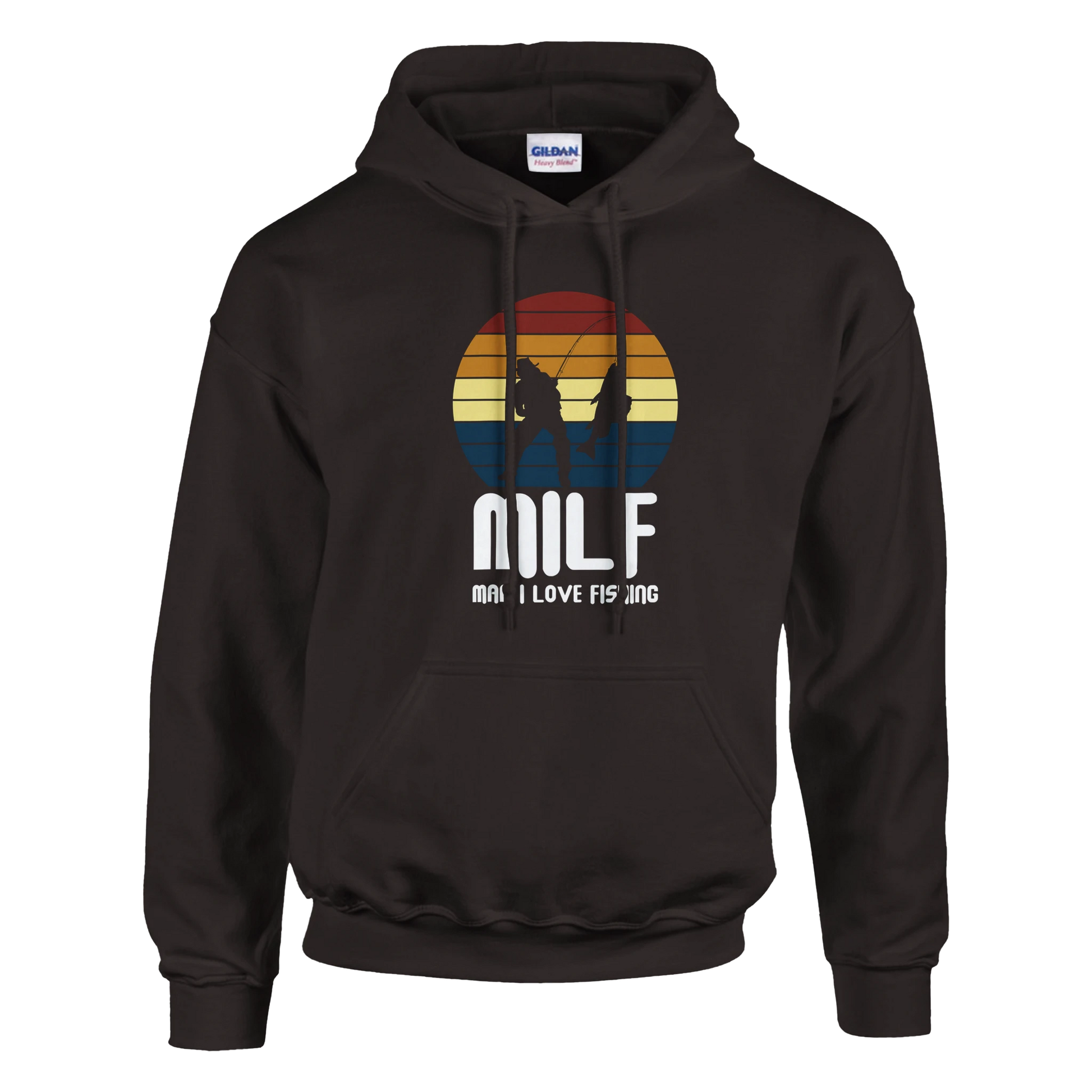 MILF – Angler Hoodie – Hoodie Rückansicht
