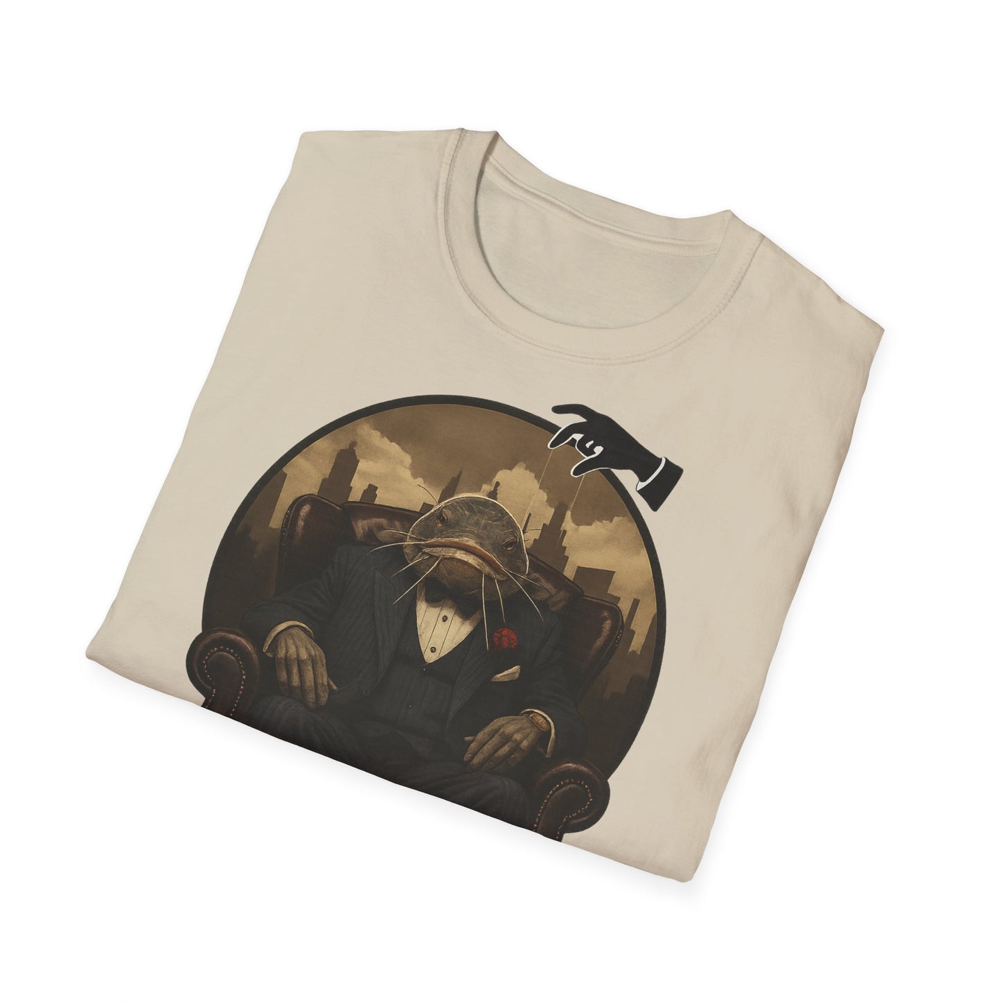 Mafia Fisherman T-Shirt, Men Women Unisex Tee, Angel Tees, Wels Fish Design Shirt, Fishing Gift – T-Shirt Ansicht 16