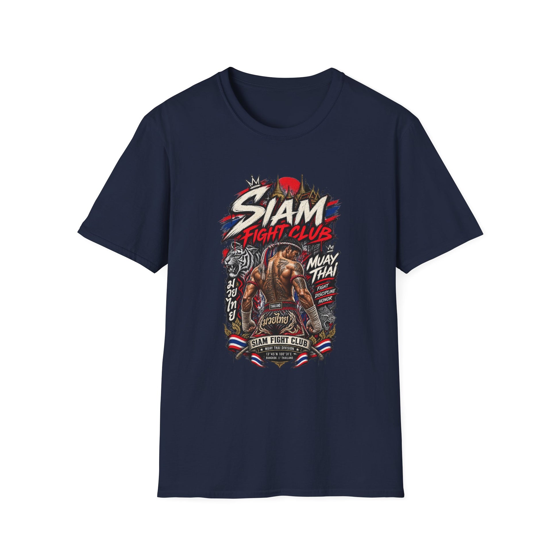 Thailand Boxer Shirt navy — Siam Muay Thai Streetwear