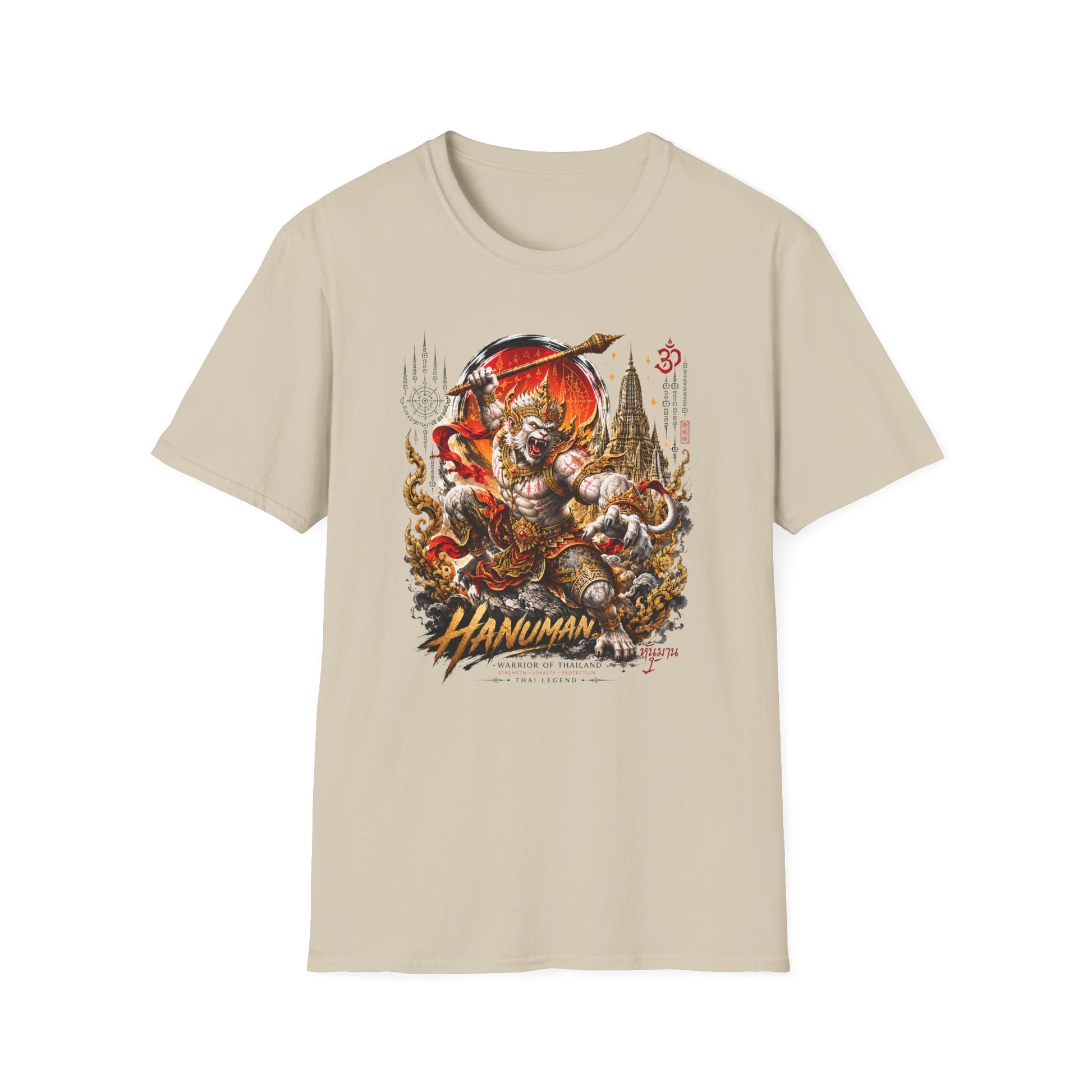 Hanuman T-Shirt grau — Muay Thai Sak Yant Thai Streetwear