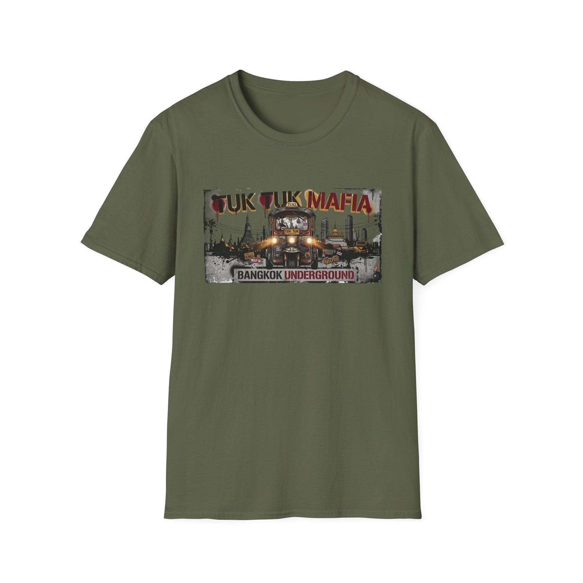 Tuk Tuk Mafia T-Shirt — Bangkok Underground Streetwear – T-Shirt Ansicht 6
