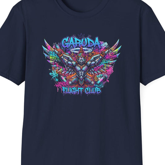 Navy Garuda T-Shirt – Design Nahaufnahme