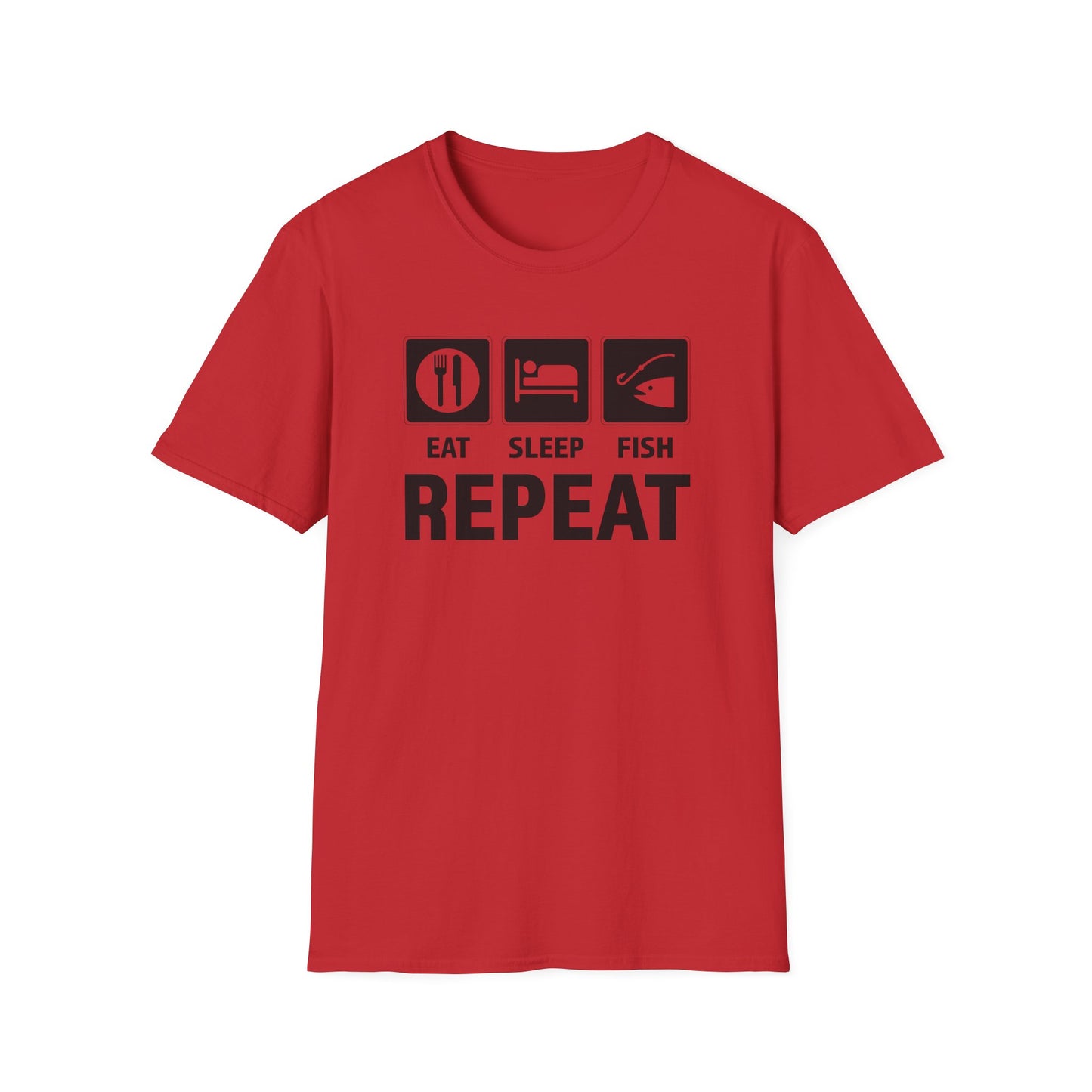 Eat Sleep Fish - Repeat – T-Shirt Ansicht 7