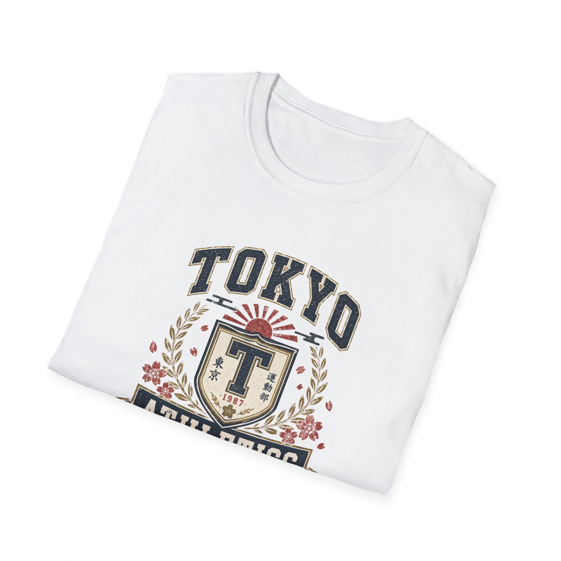 Tokyo Athletics Department T-Shirt Dark Chocolate Japanese Varsity Tee