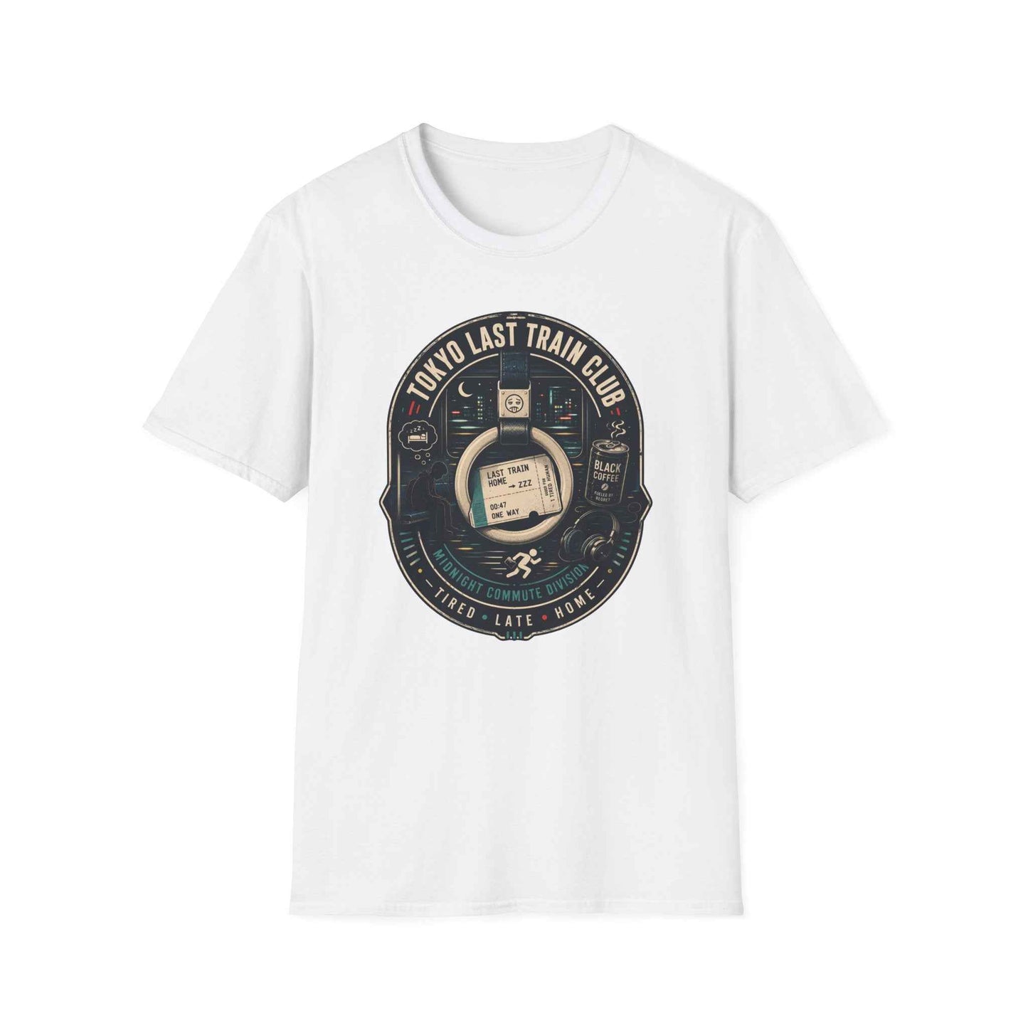 Tokyo Last Train Club T-Shirt Japanese Streetwear Graphic Tee Geschenk