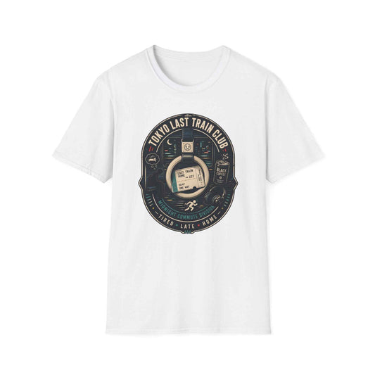 Tokyo Last Train Club T-Shirt Japanese Streetwear Graphic Tee Geschenk