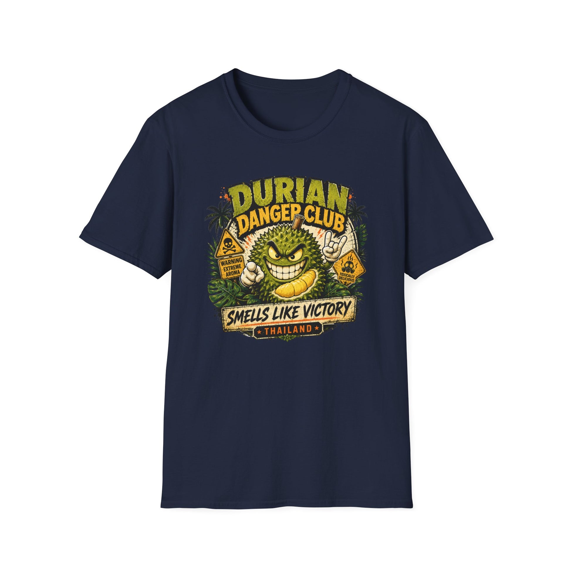 Durian Danger Club T-Shirt Thailand Durian Asian Streetwear Foodie Graphic Tee