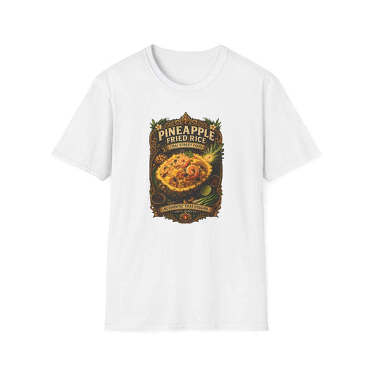 Pineapple Fried Rice T-Shirt — Thai Street Food Grafik Tee Asian Streetwear Herren Damen