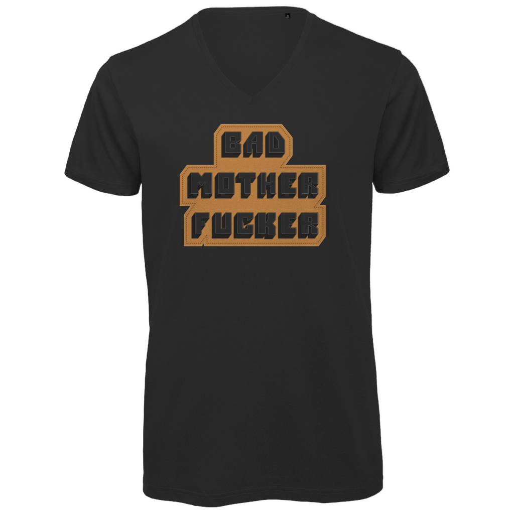 Herren Premium Bio V-Neck T-Shirt Bad - Wild Boys Shop