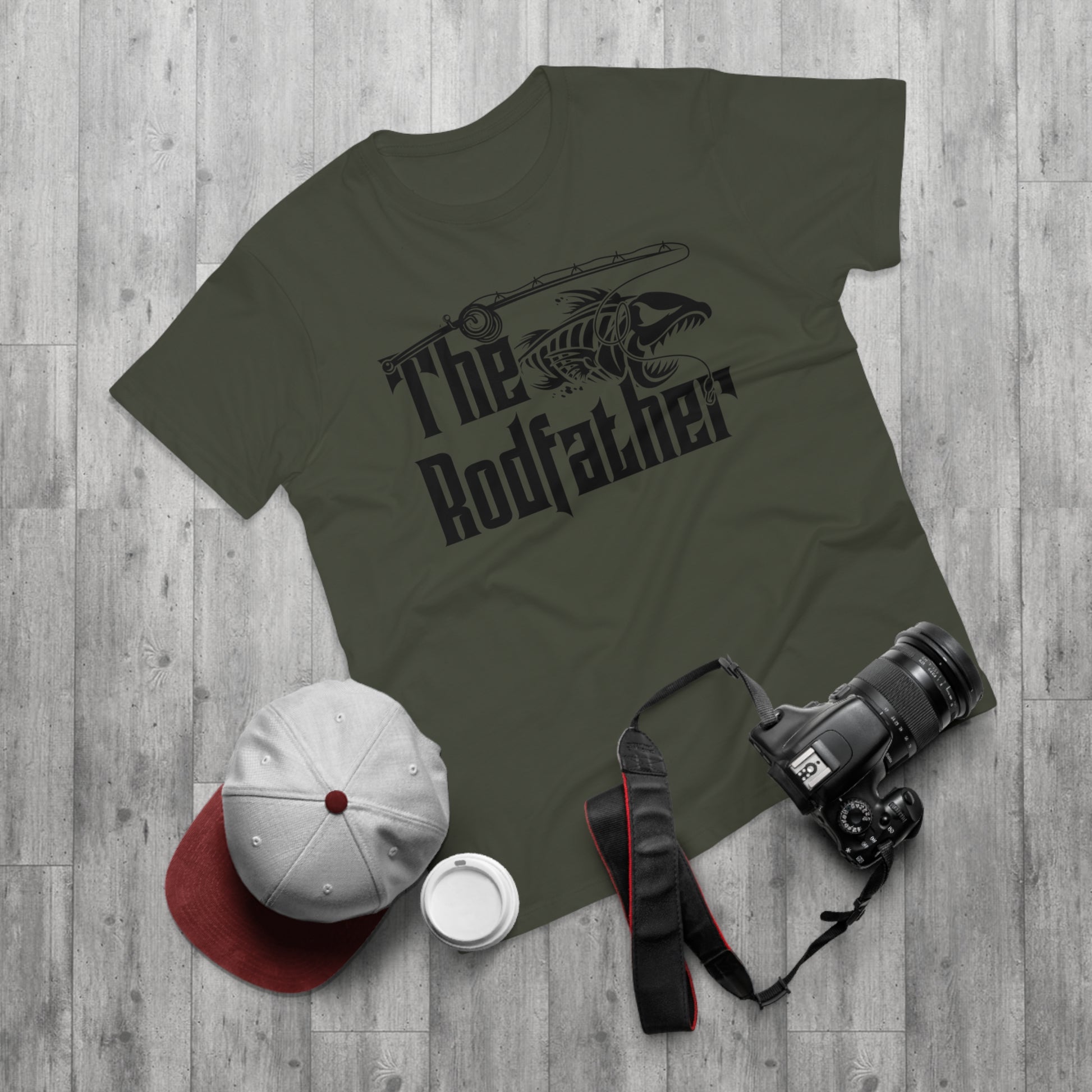 The Rodfather – Lustiges Angler T-Shirt | Der Rutenvater Parodie Shirt - Wild Boys Shop