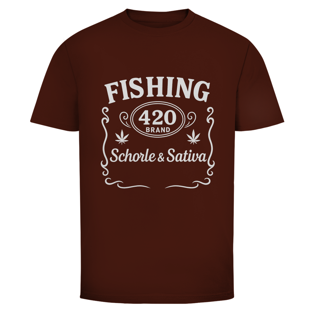 Fishing 420 Shirt – Schorle & Sativa Angler T-Shirt - Wild Boys Shop